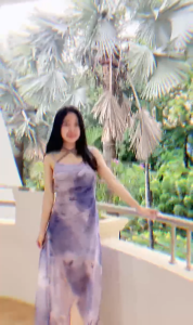 korean summer purple dress for women casual floral dress plus size v neck dress dress long party dress for woman on sale