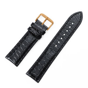 Crocodile Pattern Design Leather Watch Strap 12mm 14mm 16mm 18mm 19mm 20mm 22mm Soft Watchband Casual Business Wristwatch Bands