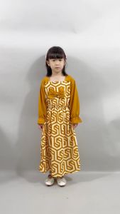 CF Kids Gamis Anak Perempuan Geo Print
