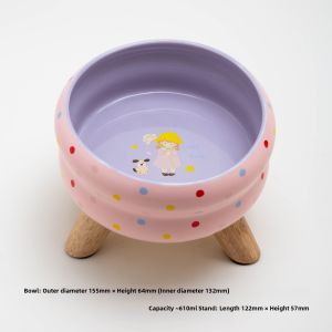 Petdebby | Cartoon Anti-Overturn Feeding Bowl