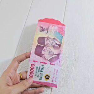 10 PCS AMPLOP/ANGPOU LEBARAN IDULFITRI MOTIF UANG PANJANG / AMPLOP MURAH MERIAH