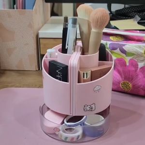 พร้อมส่งกล่องใส่ปากกาดินสอ กล่องใส่เครื่องเขียน กล่องใส่เครื่องสำอางค์ กล่องอเนกประสงค์ จดโน้ตได้ ตั้งมือถือได้ ตั้งหนังสือได้