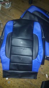 sarung jok ps 125  canter dump truck.satu set kiri kanan .full busa tambah empuk dan nyaman