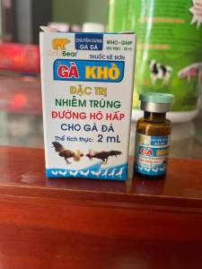 1 Chai chuyên trị gà khò nhiễm trùng hô hấp mũi họng xì mũ khó thở
