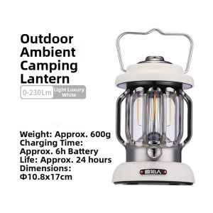 The Primitive | Retro Hanging Long-Lasting Camping Lantern