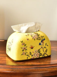 Hộp Đựng Khăn Giấy Bằng Gốm Sứ Sang Trọng Và Cao Cấp Kiểu Mỹ Dành Cho Phòng Khách Sáng Tạo Hộp Đựng Khăn Giấy Dùng Tại Nhà