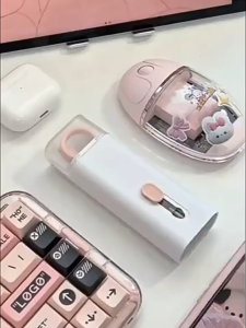 Kit Pembersih Keyboard Komputer 7-in-1 Pena Pembersih Earphone untuk Pembersih Keyboard Headset