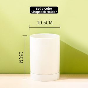 Black White Ceramic Chopstick Holder