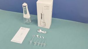 Xiaomi Dental Oral Irrigator Water Flosser Pick for Teeth Cleaner Thread Mouth Washing hine 5 Nozzles 300ml Dental Floss Jet
