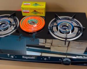 Bếp gas đôi NAGASAKI SA-686SG Mới 100% +Tặng Dây gas tiết kiệm gas đầu đốt Đồng Thau - Bảo hành 12 tháng