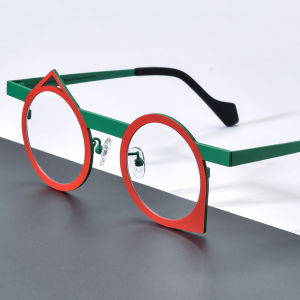 FONEX กรอบแว่นตาไทเทเนียมบริสุทธิ์แฟชั่นใหม่2025ดีไซน์แบรนด์แปลกผู้ชายเบาพิเศษญี่ปุ่นแว่นสายตา85801