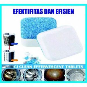 Tablet Ajaib Pembersih Tabung Mesin Cuci 12pcs Cling