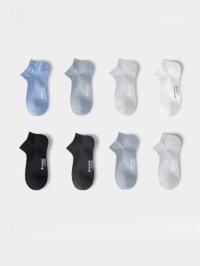 HLA | Invisible Boat Socks For Men Summer Moisture Wicking Anti Slip Low Cut Non Slip Boat Socks Breathable Comfortable Mens Socks