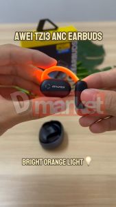 Awei TZ13 ANC Wireless Earbuds ANC Deep Noise Reduction Sport Headphone Sport Earphone Awei Bluetooth Earbuds