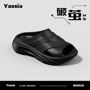 Outdoor Sports Mens Slippers Anti-Slip Deodorant EVA Thick Bottom Wear-Resistant Casual Summer Sandals Flat Heel Spring Autumn