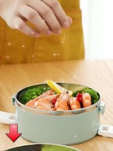 Hộp Cơm Giữ Nhiệt 4 Tầng Văn Phòng Lúa Mạch Cặp Lồng Giữ Nhiệt Cà Men Giữ Nhiệt Lõi Inox-HỘP CƠM 4 TẦNG