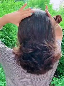 Ikat Rambut Scrunchie Korea Fashion Wanita Elegan Premium Motif Baru Bunga Mawar High Quality Impor