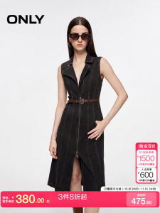 กระโปรงยีนส์ทรงเอเอวสูง แขนกุด ผ้าผสมคอตตอนโพลีเอสเตอร์ ดีไซน์ย้อนยุค กระโปรงเดรสยาวปานกลาง ฤดูใบไม้ร่วง สำหรับผู้หญิง