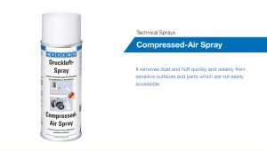 WEICON Compressed Air Spray 400 ml | Cleaner Spray for Computer Laptop PC Housing Fan Mobile Phone Smartphone Compressed Air Duster