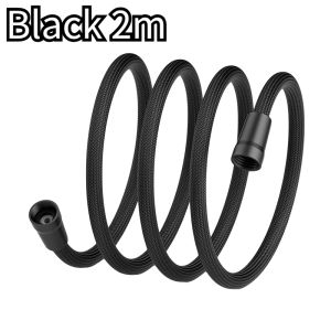 1.5/2 M Nylon Rope Braided Shower Pipe 4 Points Universal Water Pipe Hot And Cold Shower Head Explosion-proof Connecting Pipe