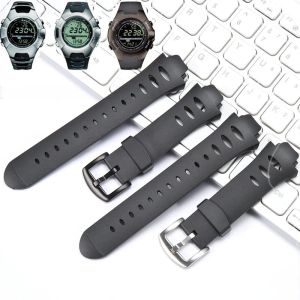 Rubber Replacement Watch Band Strap For SUUNTO Observer SR X6HRM DEC19 P45 18Apr23 Stainless Steel Buckle Wristband Accessories
