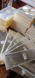opp plastic with adhesive (3x10inches) 100pcs per pack
