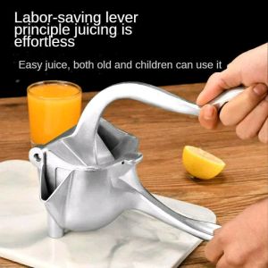 Lemon Squeezer Manual Stainless Steel Pemerah Lemon Buah Hand Press Fruit Juice德国手动榨汁机挤压器不锈钢家用水果小型石榴甘蔗压柠檬橙汁神器