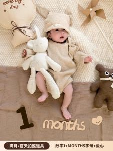 Dragon Baby 30 Days Celebration Balloon Background Wall Props Heart Shape Aluminum Foil Balloons Home Decoration Photography Props