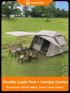 Hewolf | Portable Waterproof All-in-one Ridge Tent