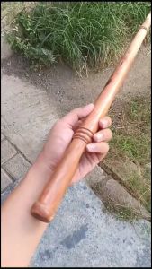 Tongkat Komando Kayu Stigi / Setigi Panjang 60 cm