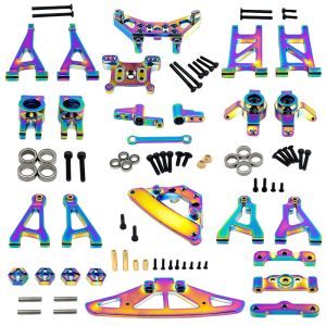 MJX Hyper Go 1/14 14301 14302 14303 14304 RC Car Upgrade Parts Upper Lower Swing Arm Steering Cup Shock-Absorbing Mount Kit
