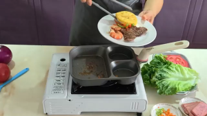 3 IN 1 Pancake Pan Titanium Non-Stick Omelette Pan Egg Burger&Steak Pancake Maker for Induction&Gas