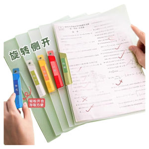 Hộp Đựng Tài Liệu A3 Hai Thanh Kéo Hai Đầu Cố Định Dung Tích Lớn Hộp Đựng Tài Liệu Học Sinh Hộp Đựng Hồ Sơ Văn Phòng Phẩm