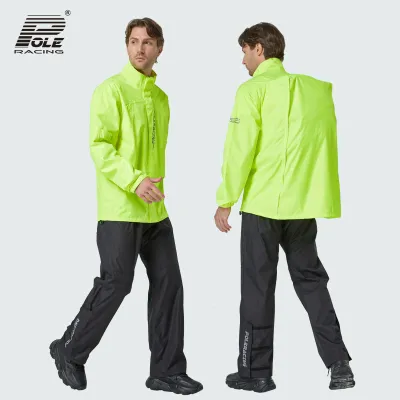 POLE－RACING | Waterproof Riding Rain Jacket and Pants Separate 1 Person
