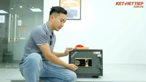 Két Sắt KVT Khóa Vân Tay KVT211VT - Sản Phẩm Két Sắt Vân Tay Của Công Ty Két Sắt KVT