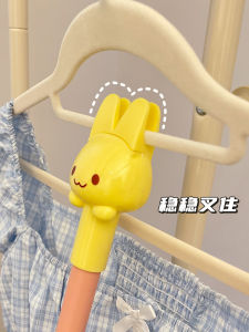 Retractable Clothes Airer Fork Home Use Clothes Drying Pole Clothes Hanger Clothes Hanging Rod Laundry Care Tool