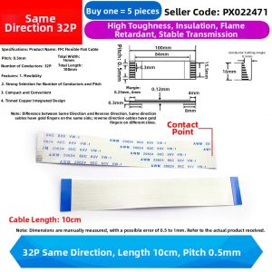 TELESKY | Flat Flexible Cable 80C 60V