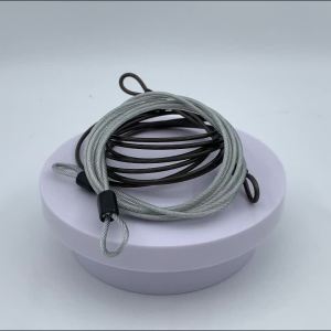 1.5M 2M Wire Rope Strong Stainless Steel Security Cable  Lock For Bicycle Motorcycle Car Coat Rope