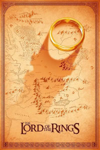 Kayou | 500/1000/1200/2000PCS Jigsaw Puzzles Vintage Movie The King Rings Family Activity Games for Gameroom Bedroom Home Decor Gift
