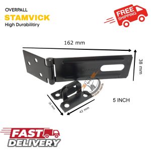 OVERPALL STAMVICK 5" INCH CANTOLAN GEMBOK 5"INCH HITAM BAHAN TEBAL/OVERVAL STAMVICK CANTOLAN GEMBOK.