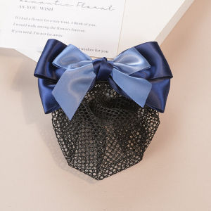 New 2024 Nurse Style Hair Accessories Womens Professional Chignon Hairnet Air Stewardess Headwear Satin Hairpins Hairbands