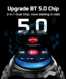 Steel strap Blood sugar watch 1.6 inches Bluetooth calling Heart rate monitoring Smart watch