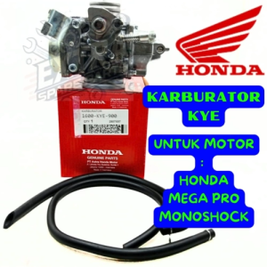 KARBURATOR KODE-KYE Set Komplit untuk Motor Megapro Monoshock KUALITAS ASLI 100% ORIGINAL HONDA AHM.