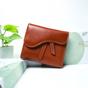 VALQO - SONYA Dompet wanita kulit sapi lipat Dompet pendek Cewek Perempuan Dompet Kartu Dompet Kecil Mini