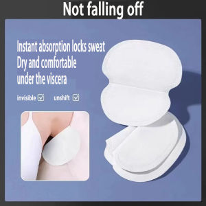 "2024 Invisible Underarm Sweat Pads for Women/Men - Ultra Thin Adhesive Anti-Perspiration Pads with Odor Neutralizing Technology (100 Count Pack)"