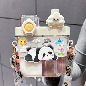 Cốc Nước Có Van Chìa Khóa Cho Trẻ Em Đi Học Cốc Nước Có Van Hai Đầu Cho Bé Trai Và Bé Gái Cốc Nước Di Động Mẫu Giáo Mùa Hè 2025