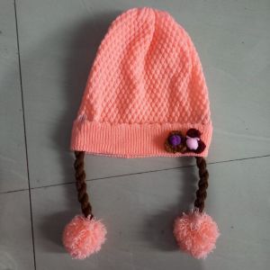 Kupluk Kepang Bayi Karakter Nanas Rambut Palsu Wig Gratis Bordir Nama Reques Sesuai Keinginan Sendiri