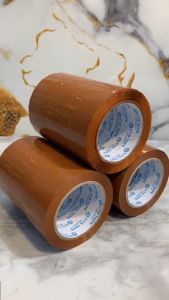 LAKBAN / ISOLAS 90 Yard WARNA COKLAT ISOLASI BENING DAYA LENGKET KUAT