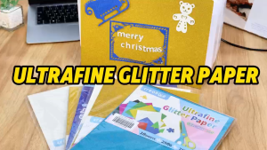 Creative Ultrafine Glitter Paper 250gsm 10pcs A4 Specialty Board for DIY Project Birthday decoration