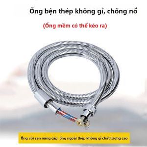 Extendable Durable Household Shower Hose Stainless Steel